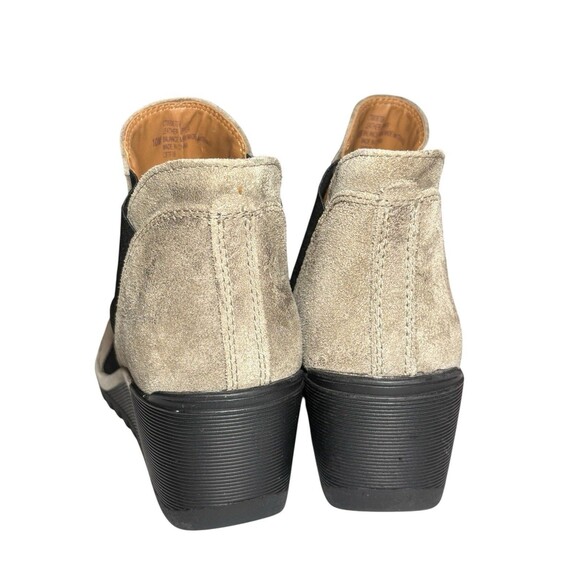 Comfortiva Leather Ankle Boots Pillowtop Memory Foam Wedge Booties Women's 10M - Picture 6 of 9